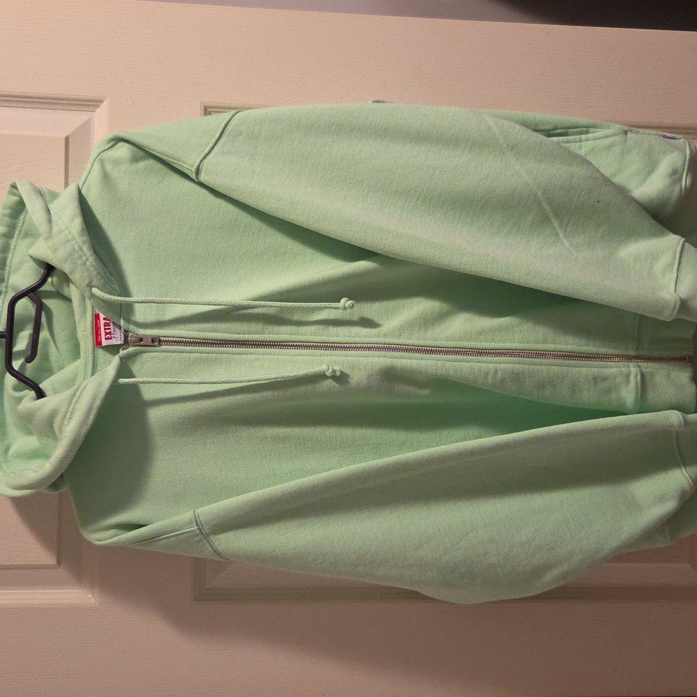 TNA Lime Green Fleece Hoodie